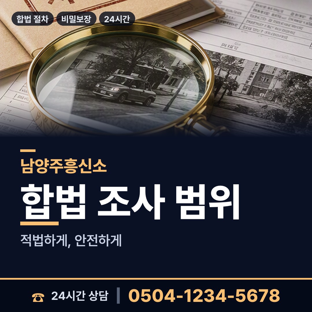 남양주 수동면 사이버흥신소 상담 안내